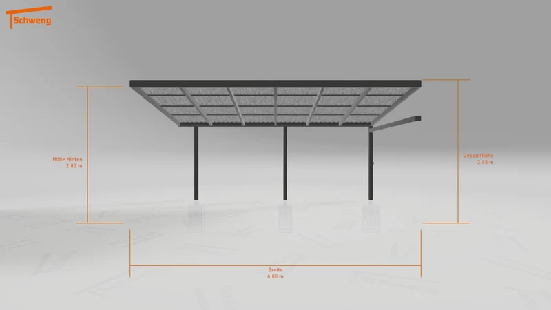 #DE Schweng Pultdachcarport S400 (ID pbppq8) #MTG