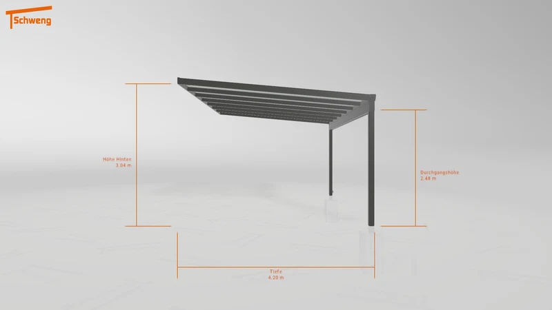 #DE Schweng Terrassenüberdachung S400 (ID 42wwj7)