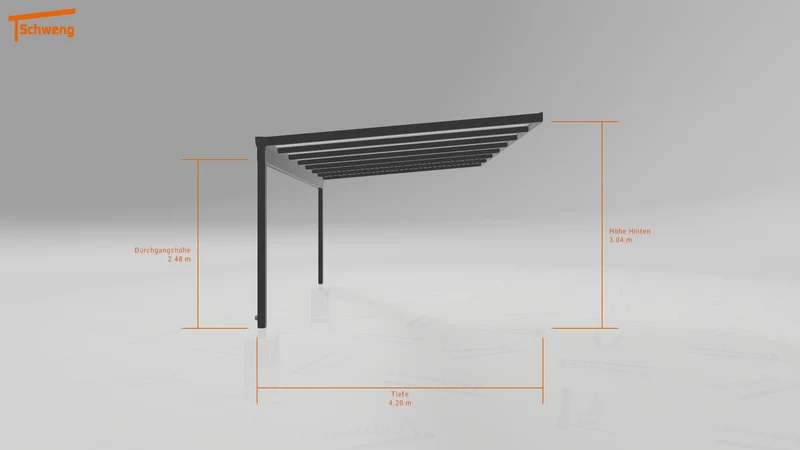 #DE Schweng Terrassenüberdachung S400 (ID 42wwj7)