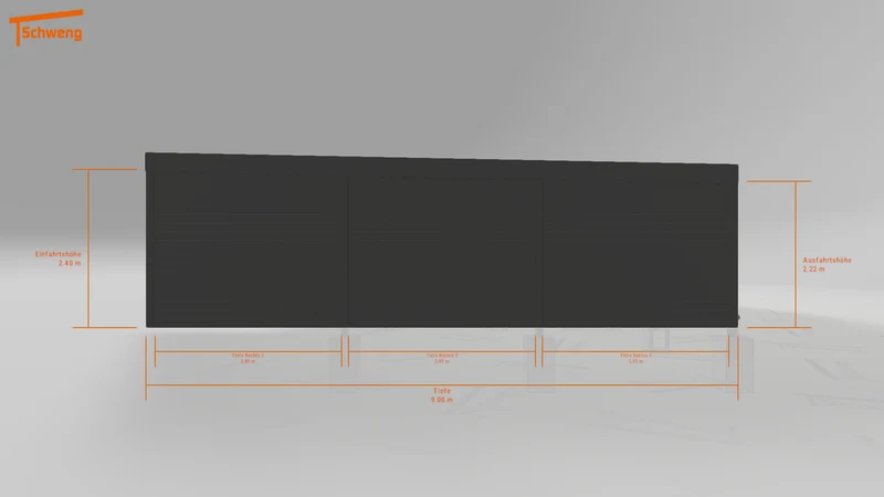 #DE Schweng Flachdachcarport C600 (ID rjnnbm) #MTG