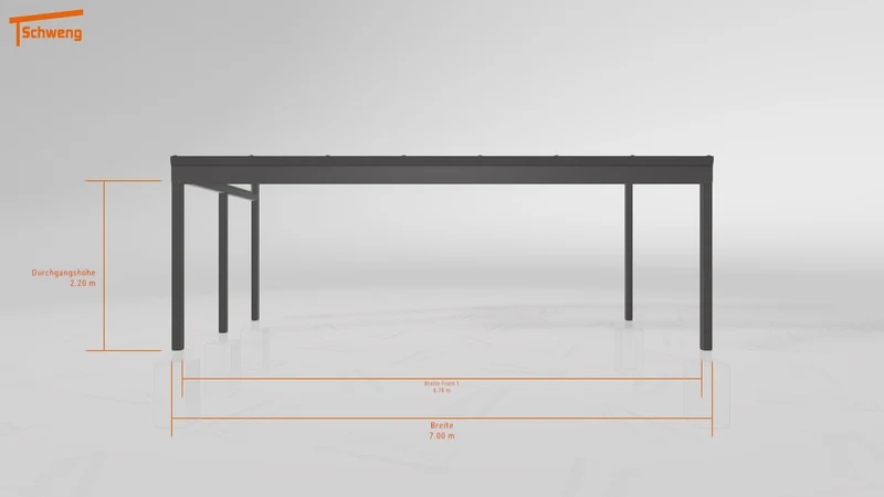 #DE Schweng Terrassenüberdachung S350 (ID w3xxgj)