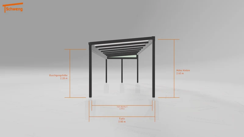 #DE Schweng Terrassenüberdachung S350 (ID w3xxgj)