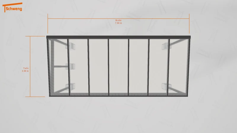 #DE Schweng Terrassenüberdachung S350 (ID w3xxgj)