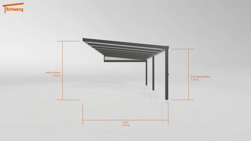 #DE Schweng Terrassenüberdachung S400 (ID 77bbzp)