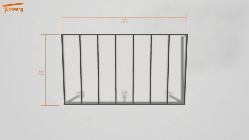 #DE Schweng Terrassenüberdachung S400 (ID 77bbzp)