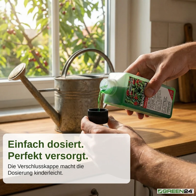 Kirschbaum-Dünger – Süß- und Sauerkirschen NPK Flüssigdünger Prunus avium und Prunus cerasus 250 ml
