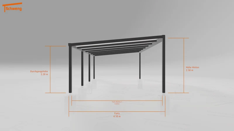#DE Schweng Terrassenüberdachung S400 (ID 5mzzj3)