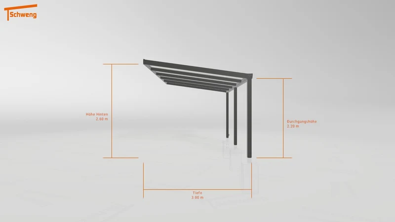 #DE Schweng Terrassenüberdachung S400 (ID 33jjmx)