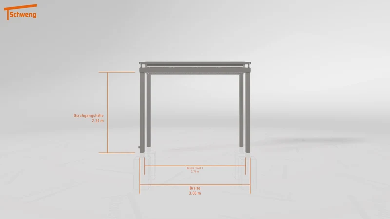#DE Schweng Terrassenüberdachung S350 (ID rjnn9m)