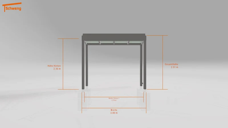 #DE Schweng Terrassenüberdachung S350 (ID rjnn9m)