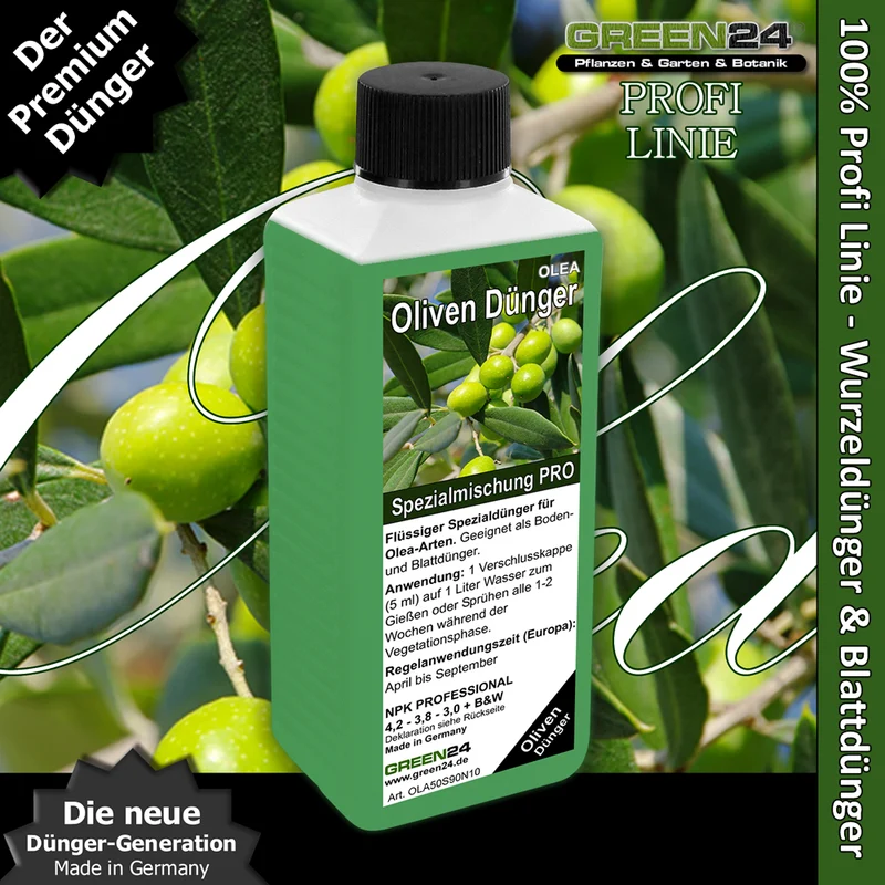 Oliven-Dünger – Spezialdünger für Olea europaea NPK | Für reiche Olivenernte & mediterrane Pracht | Ideal für Olivenbäume & Ölbäume