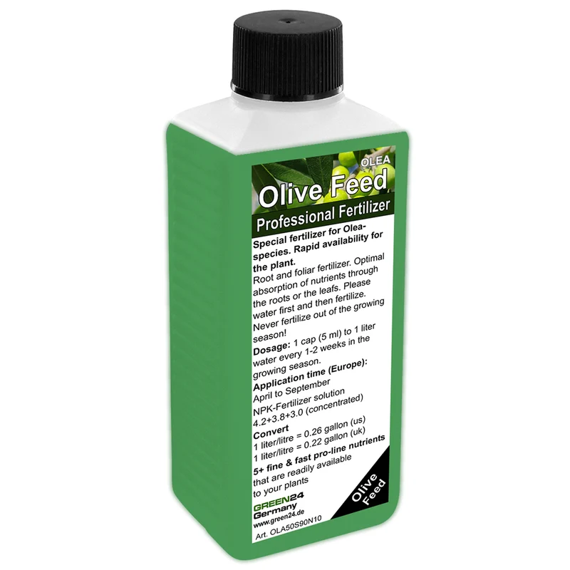Oliven-Dünger – Spezialdünger für Olea europaea NPK | Für reiche Olivenernte & mediterrane Pracht | Ideal für Olivenbäume & Ölbäume