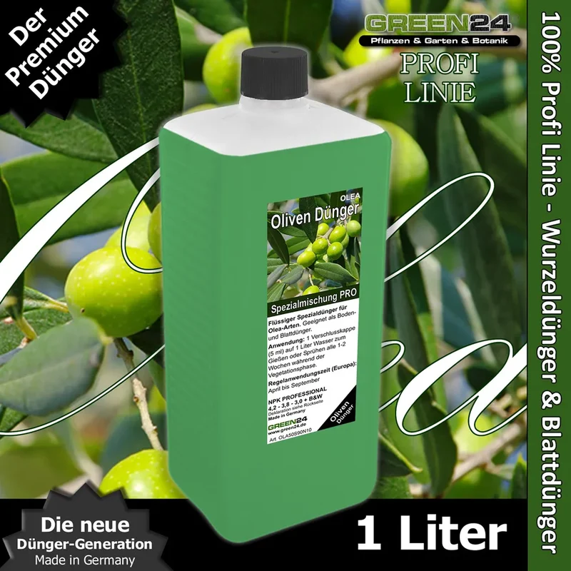 Oliven-Dünger – Spezialdünger für Olea europaea NPK | Für reiche Olivenernte & mediterrane Pracht | Ideal für Olivenbäume & Ölbäume
