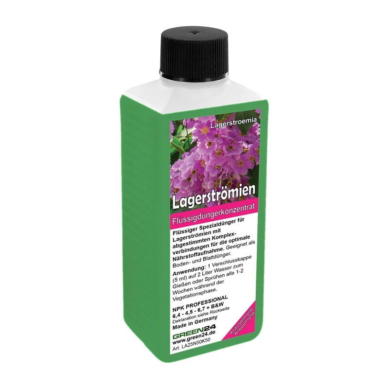 Lagerstroemia Dünger – 250ml Spezialdünger für Kräuselmyrte | Fördert üppige Blüten & kräftiges Wachstum | Ideal für alle Lagerstroemia-Sorten