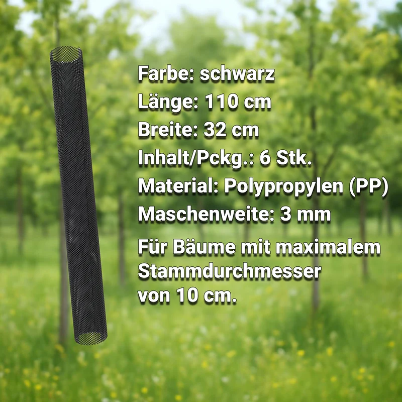 Mesh-Baumschutz – 6 Manschetten in 55, 80 oder 110 cm