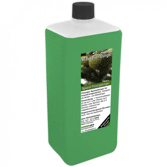Araukarien-Dünger – 250ml Spezialdünger für Araucaria-Arten | Für majestätische Andentannen | Ideal für alle Schmucktannen & lebenden Fossilien