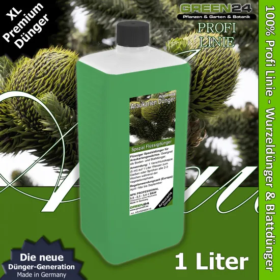 Araukarien-Dünger – 250ml Spezialdünger für Araucaria-Arten | Für majestätische Andentannen | Ideal für alle Schmucktannen & lebenden Fossilien