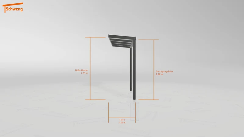 #DE Schweng Terrassenüberdachung S400 (ID qdvv3z)