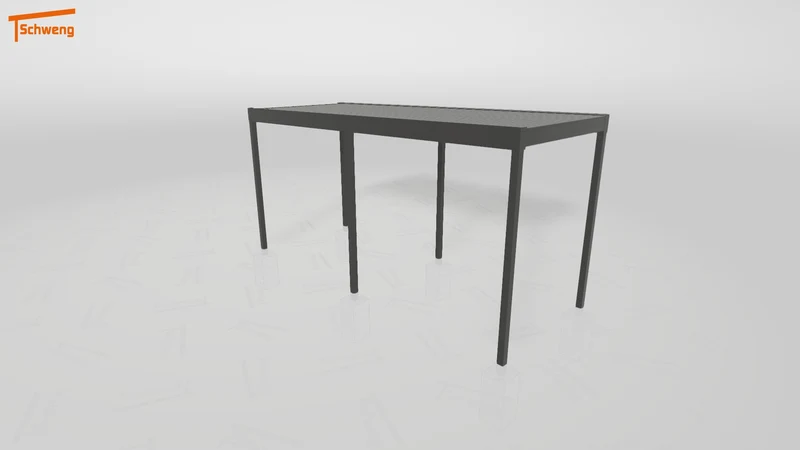 #DE Schweng Flachdachcarport C600 (ID k2jjgy)