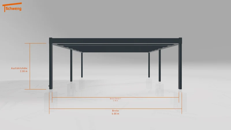 #DE Schweng Flachdachcarport C600 (ID 42wwx9) #MTG