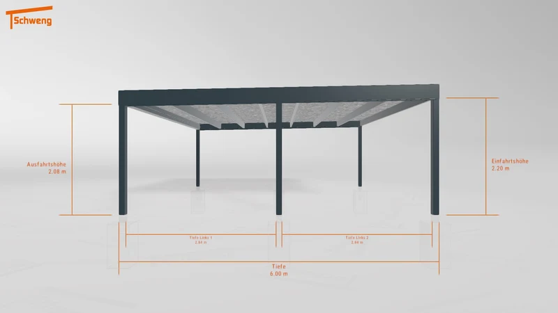 #DE Schweng Flachdachcarport C600 (ID 42wwx9) #MTG