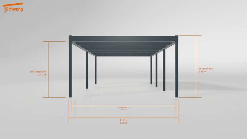 #CH Schweng Flachdachcarport C600+ (ID n5mmvb) #MTG
