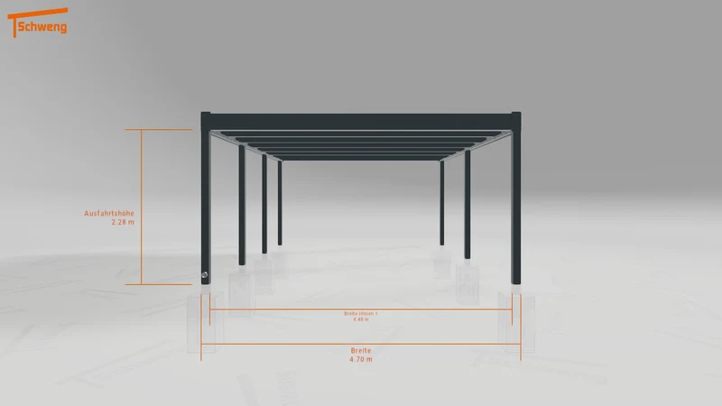 #CH Schweng Flachdachcarport C600+ (ID n5mmvb) #MTG