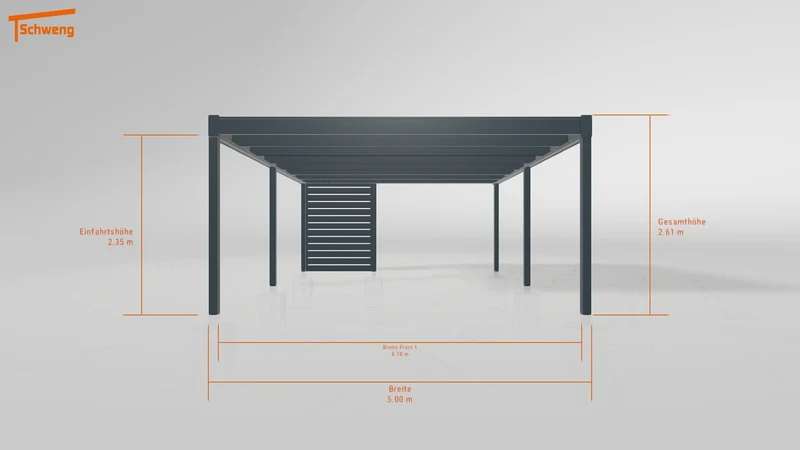 #DE Schweng Flachdachcarport C600 (ID v47723) #MTG