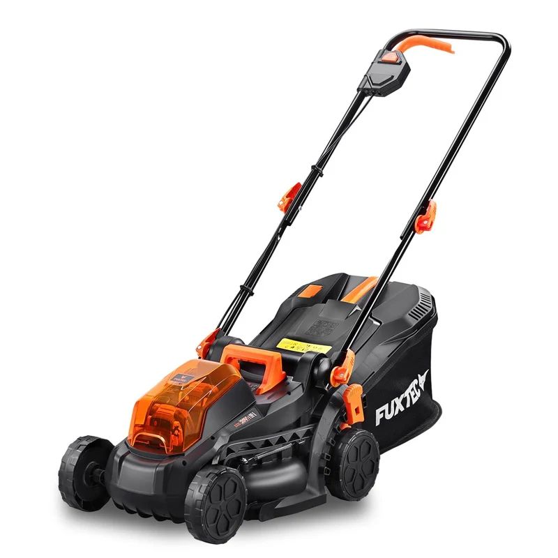 B-WARE FUXTEC 40V Akku Rasenmäher FX-E1RM20 SET mit 2 x Akku 2Ah, Doppel-Ladegerät 2,4A