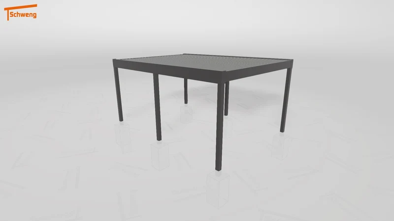 #DE Schweng Flachdachcarport C600 (ID 85ppkq)