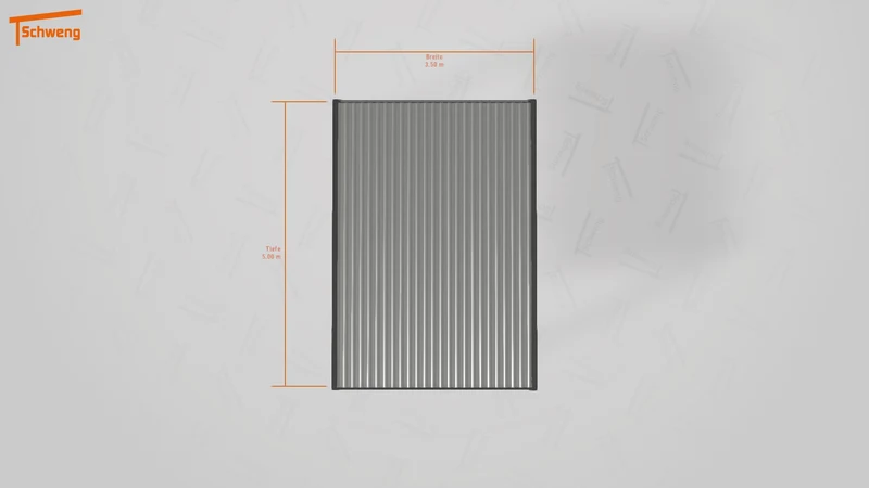 #DE Schweng Flachdachcarport C600 (ID 85ppkq)