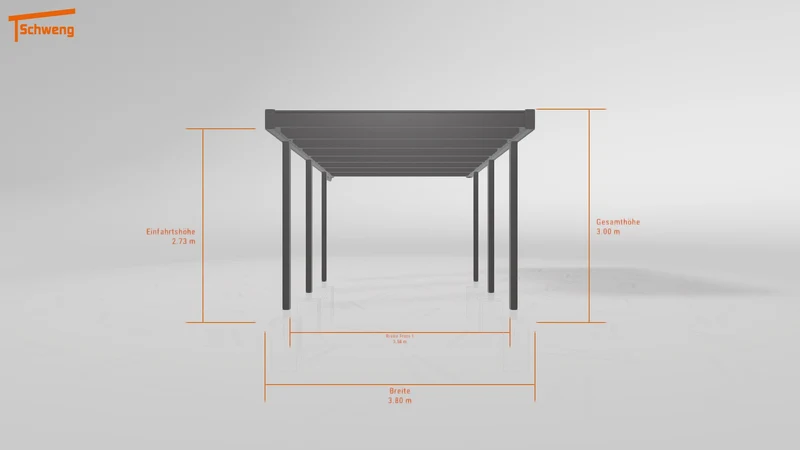 #DE Schweng Flachdachcarport C600 (ID w3xxp4) #MTG