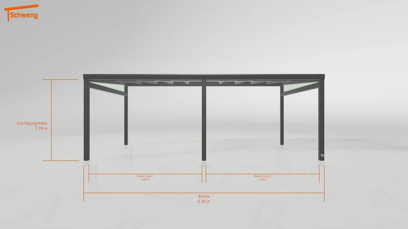 #DE Schweng Terrassenüberdachung S400 (ID ygjjm8)