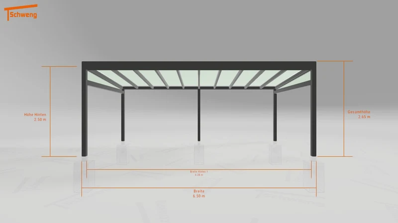 #DE Schweng Terrassenüberdachung S400 (ID ygjjm8)