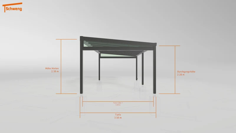 #DE Schweng Terrassenüberdachung S400 (ID ygjjm8)