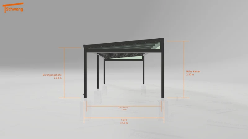 #DE Schweng Terrassenüberdachung S400 (ID ygjjm8)