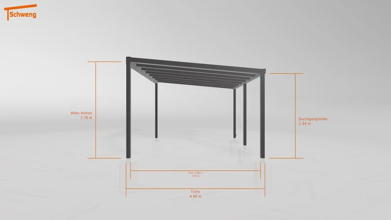 #DE Schweng Terrassenüberdachung S400 (ID k2jjkg)
