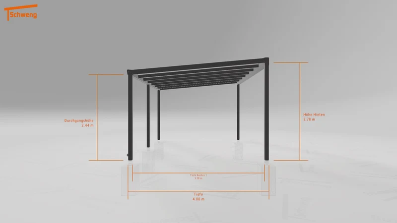 #DE Schweng Terrassenüberdachung S400 (ID k2jjkg)