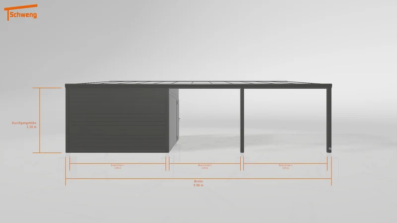 #DE Schweng Pultdachcarport S400 (ID n5mmz7) #MTG
