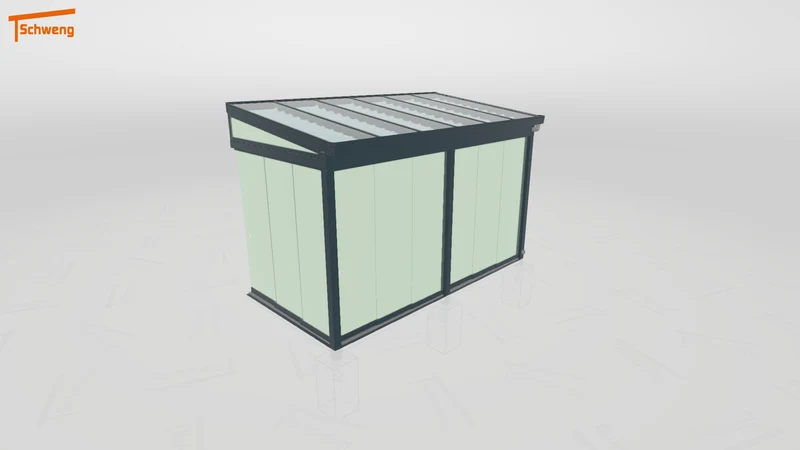 #DE Schweng Terrassenüberdachung S400 (ID 33jj99)