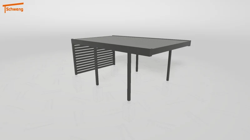 #DE Schweng Flachdachcarport C600 (ID pbppmv) #MTG
