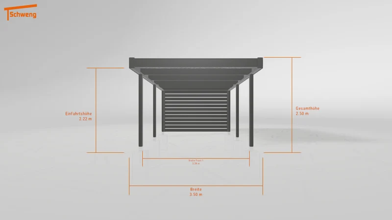 #DE Schweng Flachdachcarport C600 (ID pbppmv) #MTG