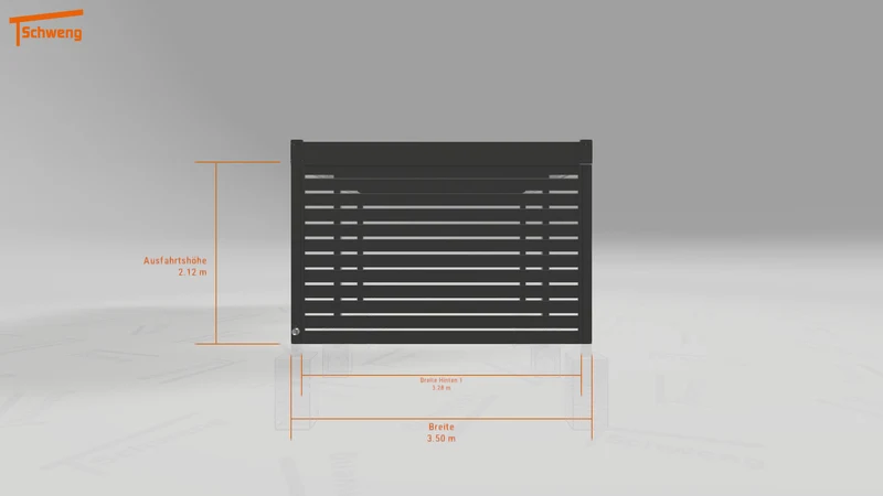 #DE Schweng Flachdachcarport C600 (ID pbppmv) #MTG