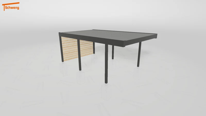 #DE Schweng Flachdachcarport C600 (ID zbwwmd) #MTG