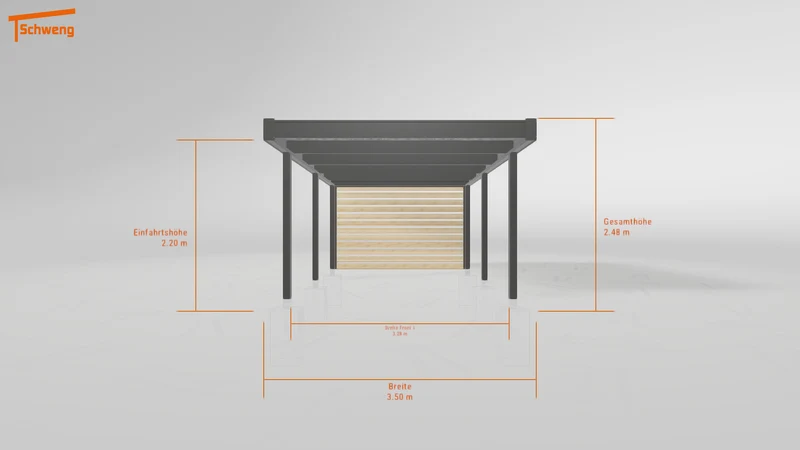#DE Schweng Flachdachcarport C600 (ID zbwwmd) #MTG