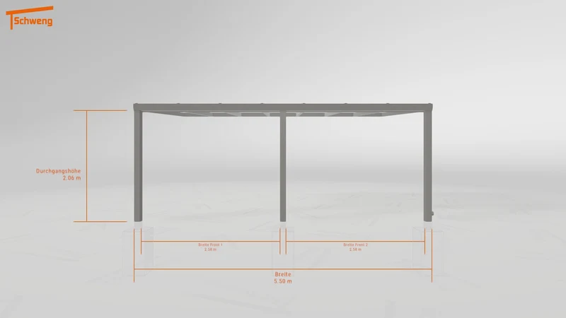 #DE Schweng Terrassenüberdachung S350 (ID 5mzzmk)