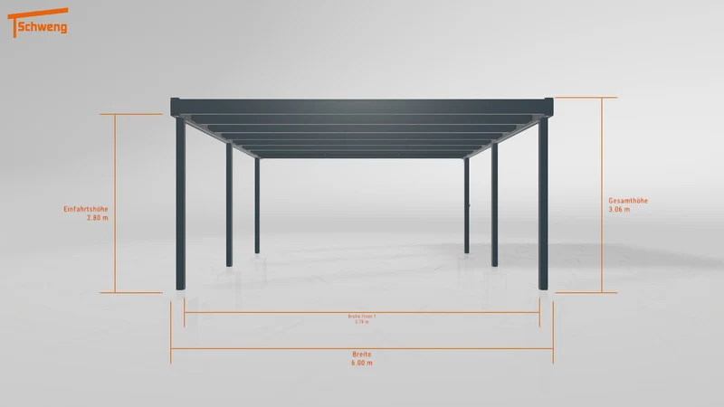 #DE Schweng Flachdachcarport C600+ (ID 9wvxw8) #MTG