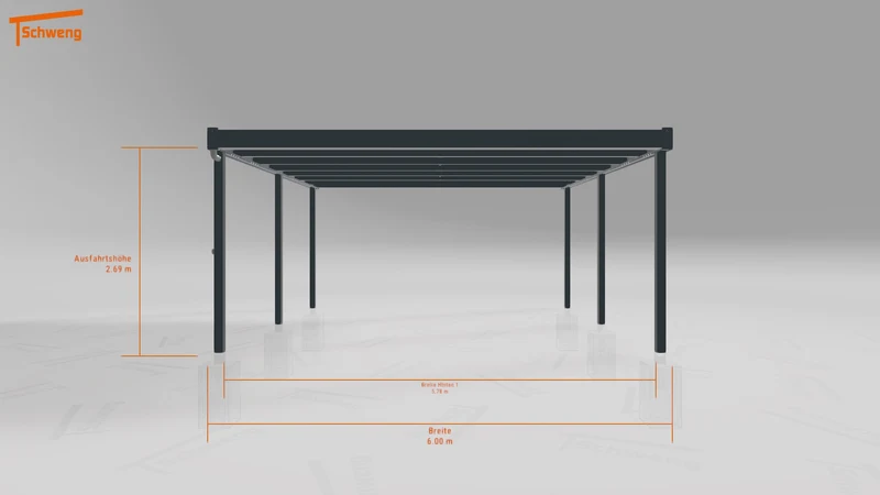 #DE Schweng Flachdachcarport C600+ (ID 2q8bqq) #MTG