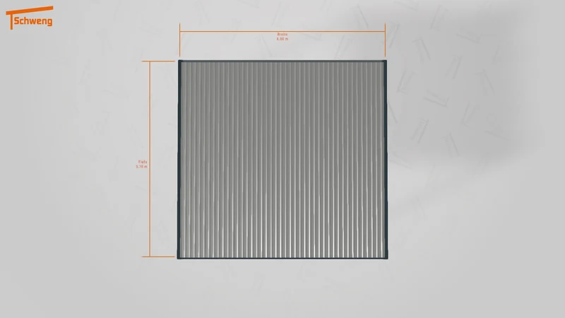 #DE Schweng Flachdachcarport C600+ (ID dvnzvb) #MTG