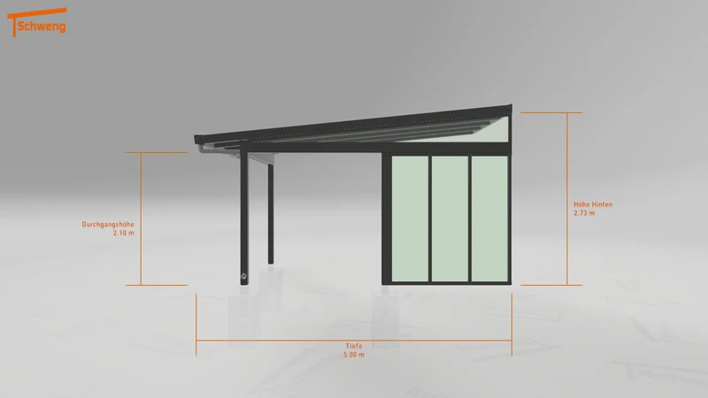 #DE Schweng Terrassenüberdachung S400 (ID bkpgwv)